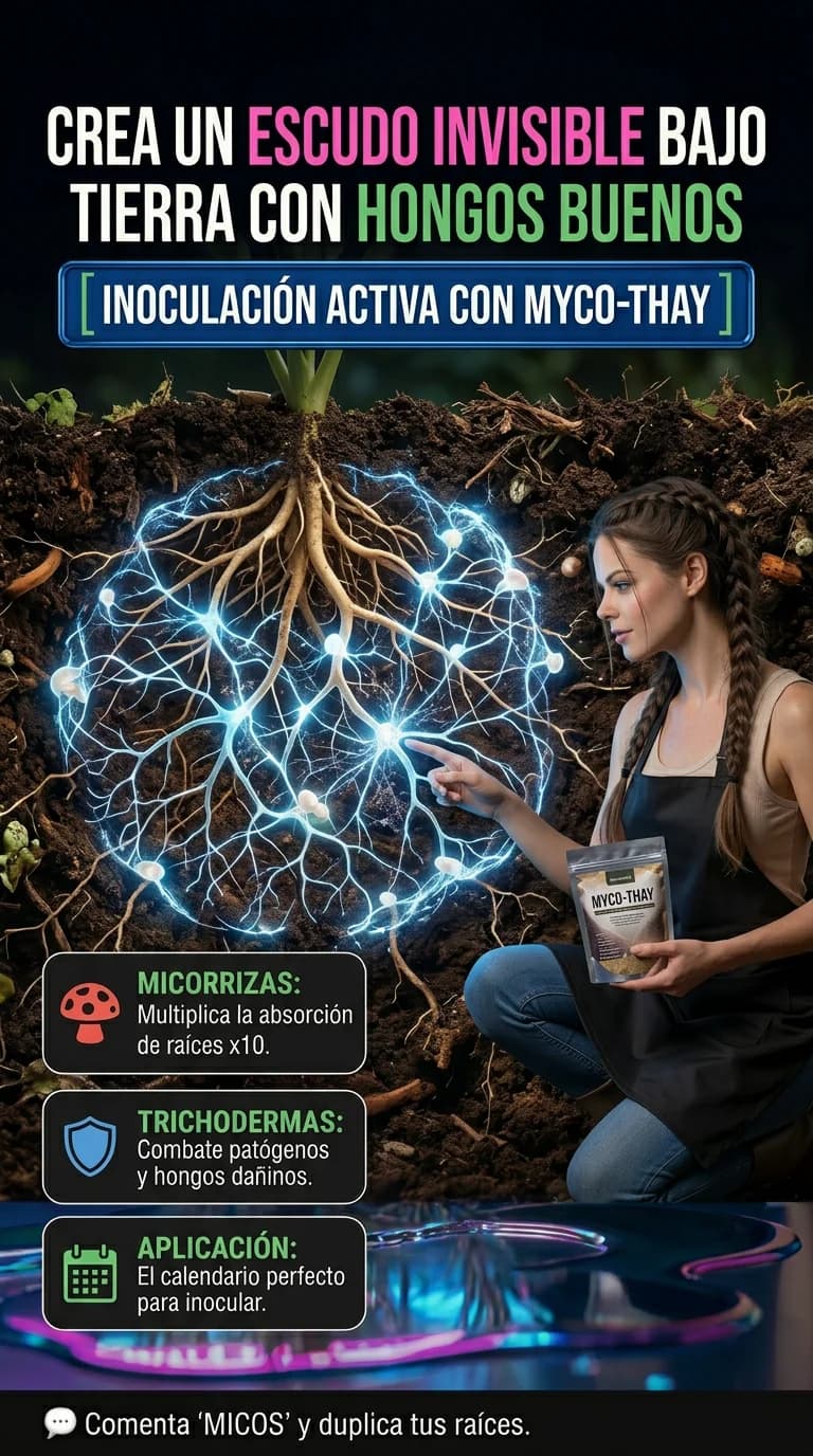 Cómo usar micorrizas y trichodermas en tu próximo cultivo: cronograma de aplicación y resultados visibles