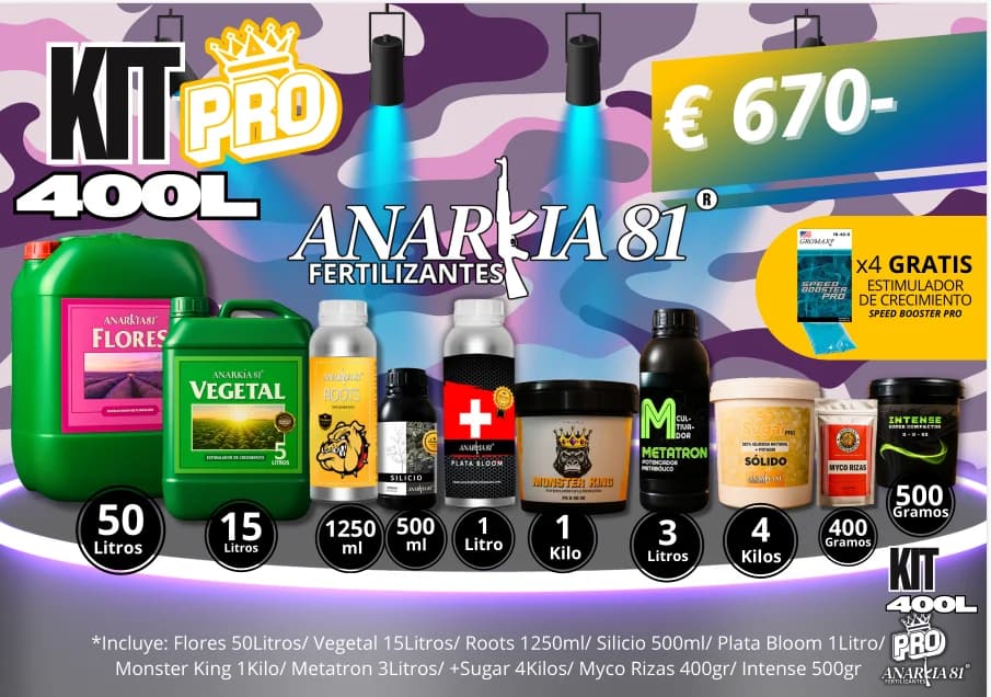 KIT PRO 400 LITROS - Anarkia81